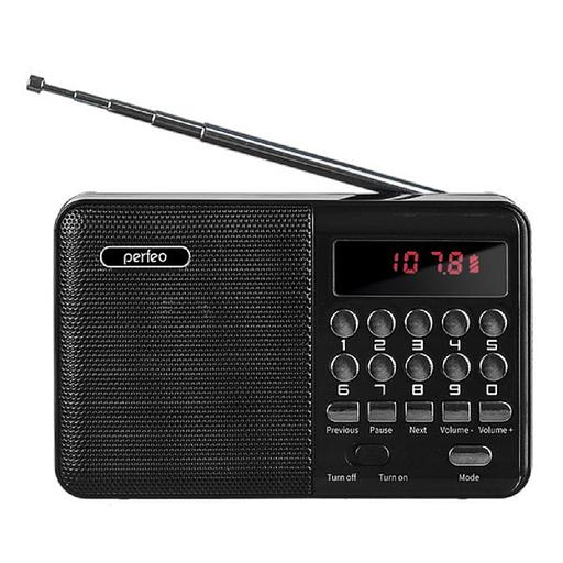 Perfeo радиоприемник цифровой PALM FM+ 87.5-108МГц/ MP3/ питание USB или 18650/ черный (i90-BL) [PF_A4870] фото 1