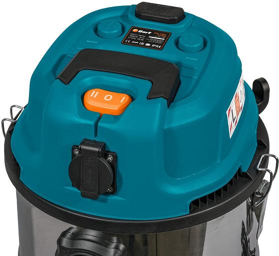 Bort Пылесос для сухой и влажной уборки BSS-1620-STORM {бак 20 л; 1600 Вт; шланг 3 м; всасывание 270 Вт; Уровень шума 78 дБ; Вес изделия 6,13 кг; Напряжение 220 В; гарантия 2 г} [93417487] фото 7