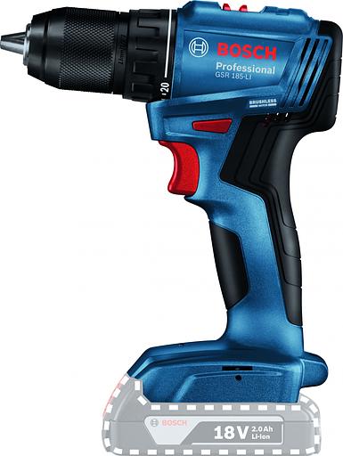 Дрель-шуруповерт Bosch GSR 185-LI аккум. патрон:быстрозажимной (кейс в комплекте) (06019K3003) фото 5