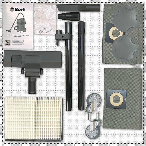 Bort ПЫЛЕСОС ДЛЯ СУХОЙ И ВЛАЖНОЙ УБОРКИ BAX-1530M-SMART CLEAN [93410020] фото 8