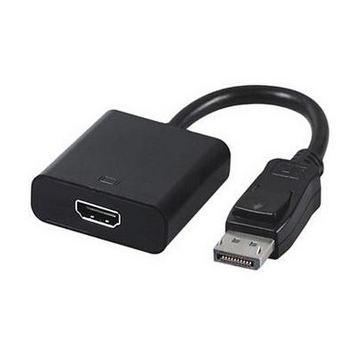 Переходник DisplayPort - HDMI Cablexpert A-DPM-HDMIF-002 (20M/19F, черный, пакет) (A-DPM-HDMIF-002) фото 1