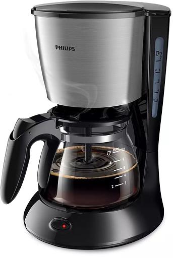 Кофеварка капельная Philips HD7435/20 700Вт серебристый/черный фото 2
