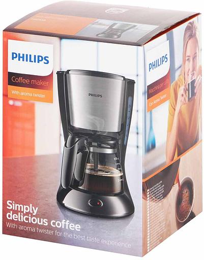 Кофеварка капельная Philips HD7435/20 700Вт серебристый/черный фото 9