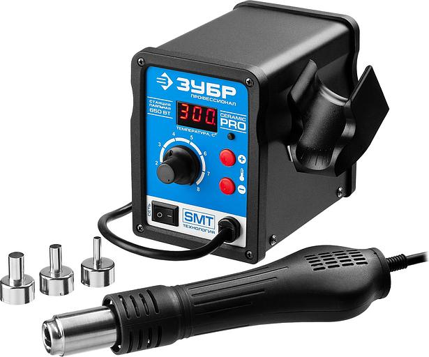 Паяльная станция Зубр 55350 импульсный 650Втмакс.t=500 фото 1