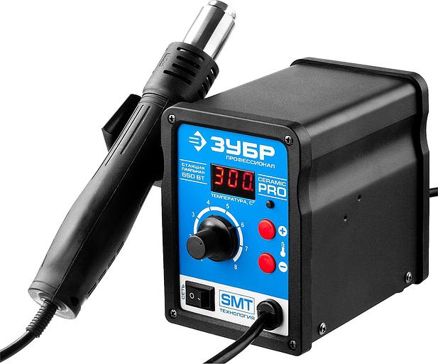 Паяльная станция Зубр 55350 импульсный 650Втмакс.t=500 фото 3