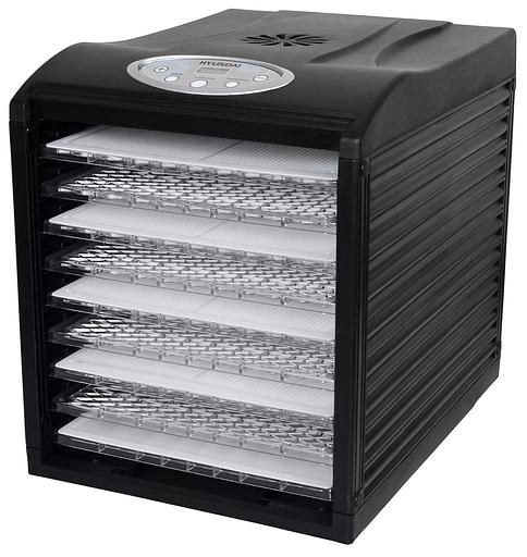 Сушка для фруктов и овощей Hyundai HYFD-1802 27под. 700Вт черный фото 6