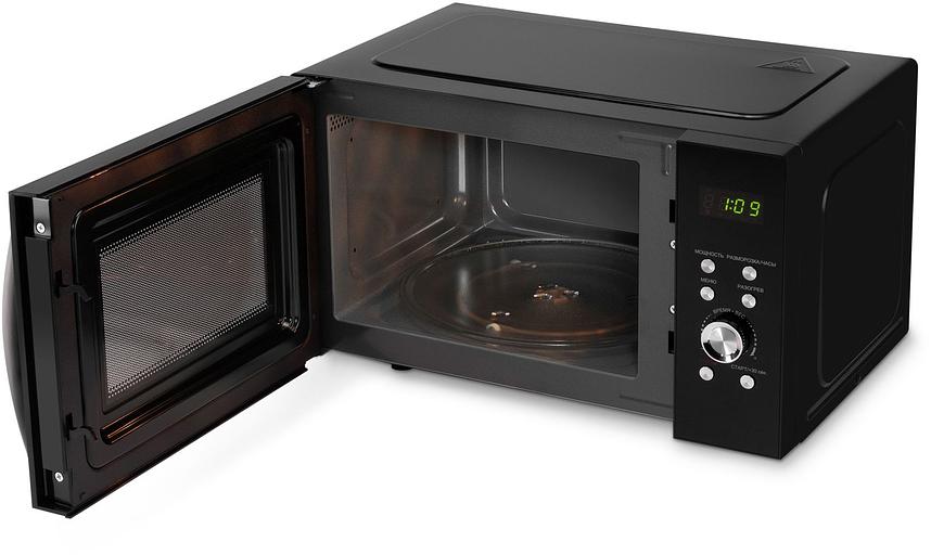 Микроволновая Печь Hyundai HYM-D2078 23л. 800Вт черный/серебристый фото 10