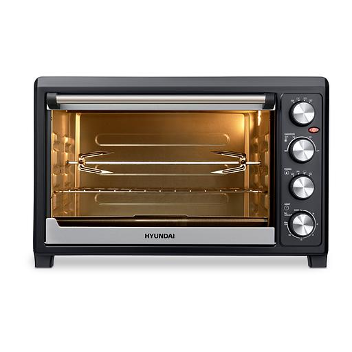 Мини-печь Hyundai MIO-HY076 45л. 2000Вт серебристый/черный фото 2