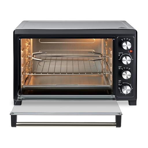 Мини-печь Hyundai MIO-HY076 45л. 2000Вт серебристый/черный фото 7