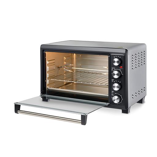 Мини-печь Hyundai MIO-HY076 45л. 2000Вт серебристый/черный фото 9