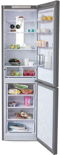 Холодильник Бирюса Б-I980NF 2-хкамерн. нержавеющая сталь фото 4