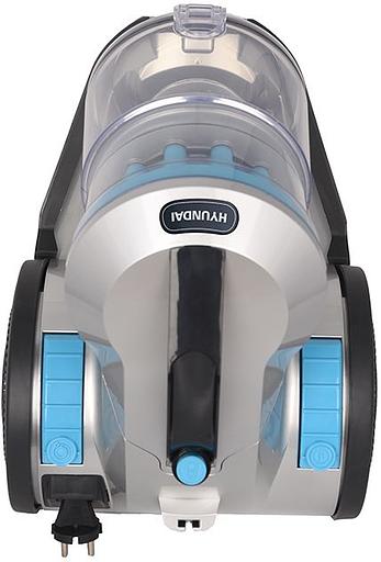 Пылесос Hyundai HYV-C2955 2400Вт серебристый/синий фото 4