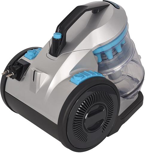 Пылесос Hyundai HYV-C2955 2400Вт серебристый/синий фото 7