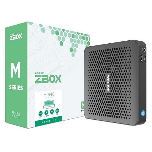 ZOTAC-ZBOX-MI648,Barebone, Intel i5-1340P, 2x DDR5-5200/4800 SODIMM, M.2 SSD SLOT, 2x GLAN, WIFI, BT Active cooling фото 1