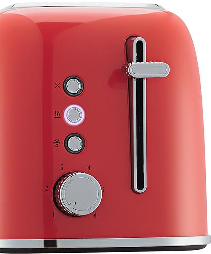 Тостер Kitfort КТ-6218-1 870Вт красный фото 3