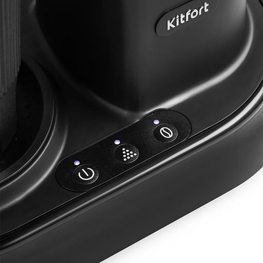 Кофемашина Kitfort КТ-7141 600Вт черный/нержавеющая сталь фото 5