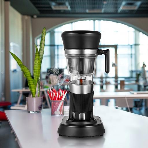 Кофемашина Kitfort КТ-7141 600Вт черный/нержавеющая сталь фото 7