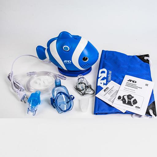 Ингалятор A&D CN-232kids компрессорный стационарный синий фото 2