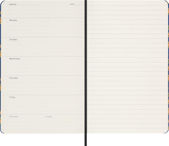 Еженедельник Moleskine LE PRESCIOUS & ETHICAL SILK 130х210мм недатир. обложка текстиль 240стр. синий фото 5