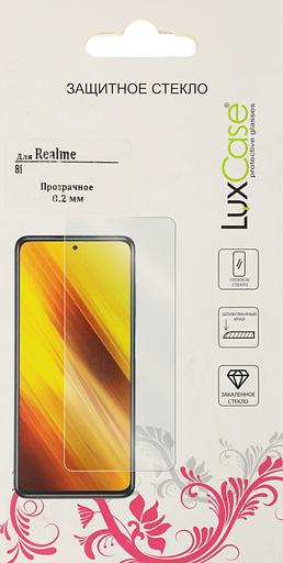 Защитное стекло для экрана LuxCase прозрачный для Realme 8i прозрачная 1шт. (83237) фото 1