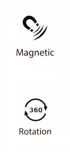 Держатель LuxCase магнитный черный для для смартфонов и навигаторов (98805) фото 9