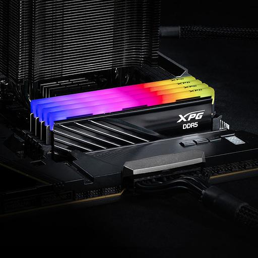 Модуль памяти ADATA XPG Lancer Blade Gaming DDR5 Общий объём памяти 32Гб Module capacity 16Гб Количество 2 6400 МГц Радиатор Множитель частоты шины 32 1.4 В RGB черный AX5U6400C3216G-DTLABRBK фото 2