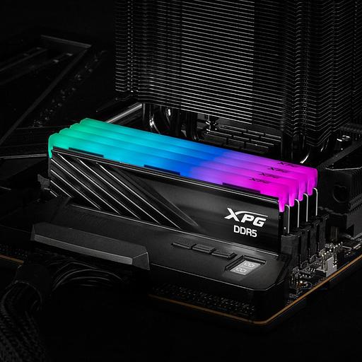 Модуль памяти ADATA XPG Lancer Blade Gaming DDR5 Общий объём памяти 32Гб Module capacity 16Гб Количество 2 6400 МГц Радиатор Множитель частоты шины 32 1.4 В RGB черный AX5U6400C3216G-DTLABRBK фото 3