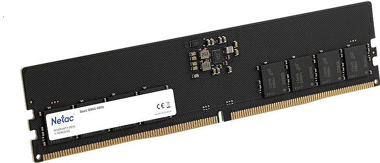 Оперативная память Netac Basic DIMM 16GB DDR5-5600 (PC5-44800) C46 46-45-45-90 1,1V Memory module (NTBSD5P56SP-16) фото 2