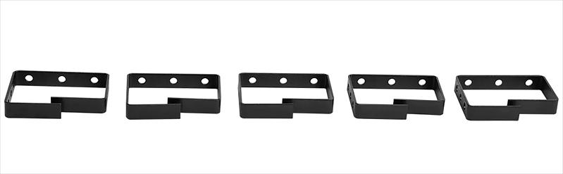 ЦМО Органайзер кабельный одинарный 90 * 65 мм, 5 штук, цвет черный (СБ-9005-5) фото 1