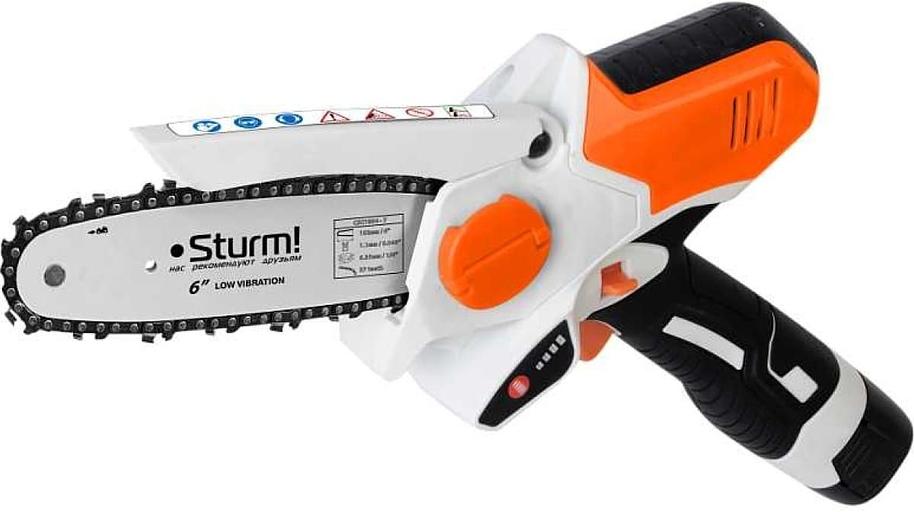 Электрическая цепная пила Sturm! CSC1804 дл.шины:6" (15.2cm) ЗУ фото 1