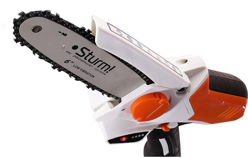 Электрическая цепная пила Sturm! CSC1804 дл.шины:6" (15.2cm) ЗУ фото 3