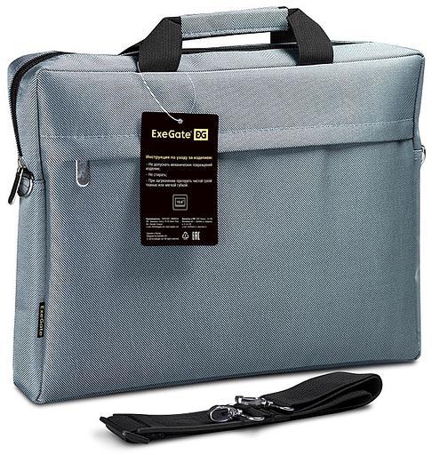 Сумка для ноутбука 15.6" Exegate Start S15 серый полиэстер (EX205136RUS) фото 1