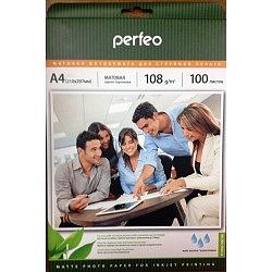 Perfeo PF-MTA4-108/100 Бумага Perfeo матовая 100л, A4 108 г/м2 (M05) фото 1