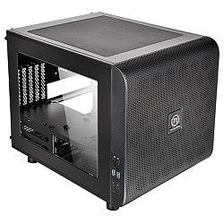 Case Tt Core V21 [CA-1D5-00S1WN-00] mATX/ win/ black/ USB3.0/ no PSU фото 1