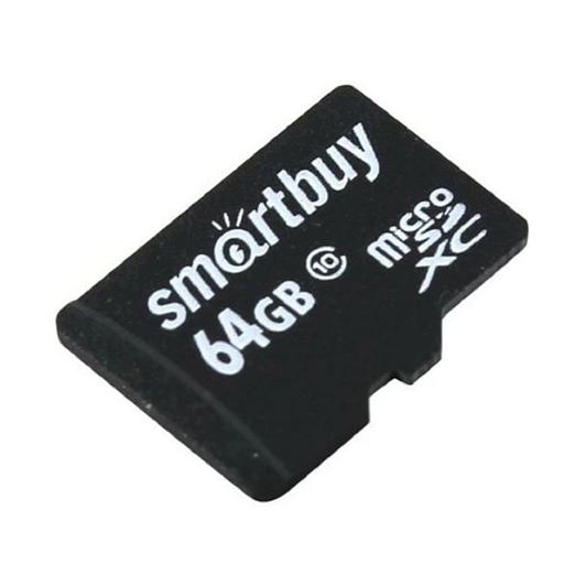 Micro SDXC карта памяти Smartbuy 64GB Class 10 (без адаптера) LE SB64GBSDCL10-00LE фото 1