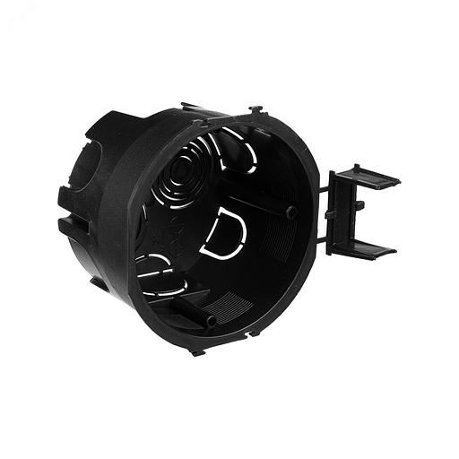 Dkc 59302 Подрозеточная коробка для сплошных стен, черная, под 2 модуля, без винтов фото 2