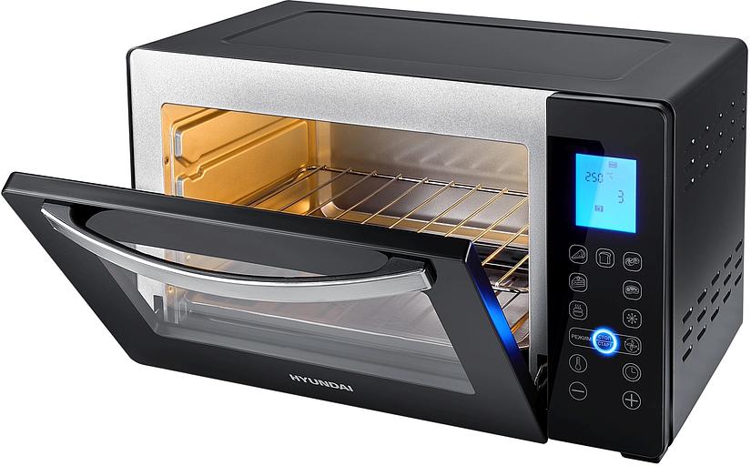 Мини-печь Hyundai MIO-HY096 28л. 1600Вт черный фото 8
