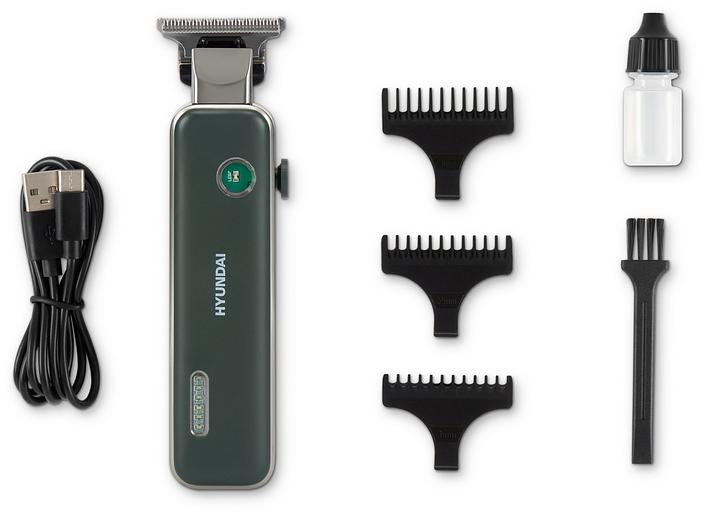 Триммер Hyundai H-HT6070 зеленый (насадок в компл:3шт) фото 10