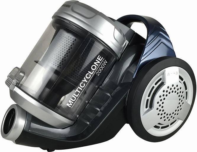 Пылесос Hyundai HYV-C2575 2000Вт серебристый/темно-синий фото 3