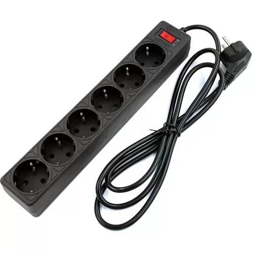 5bites Сетевой фильтр GARDA SP6B-530 6S / 3*0.75MM2 / 3M / BLACK фото 1