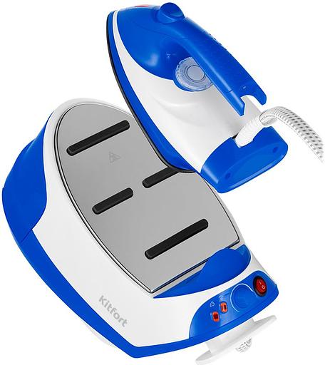 Парогенератор Kitfort КТ-9135-3 2000Вт синий/белый фото 8