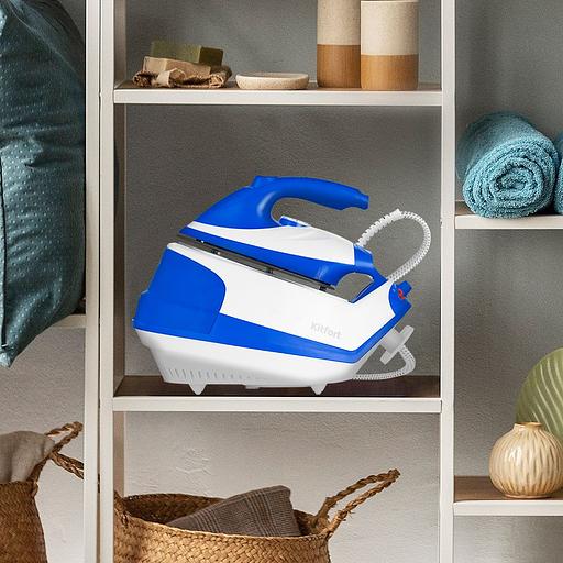 Парогенератор Kitfort КТ-9135-3 2000Вт синий/белый фото 9