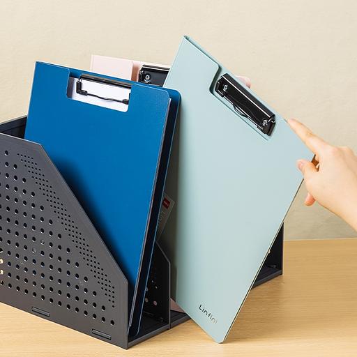 Папка-планшет Deli EF404 A4 полипропилен ассорти с крышкой фото 2