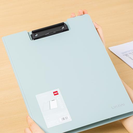 Папка-планшет Deli EF404 A4 полипропилен ассорти с крышкой фото 3