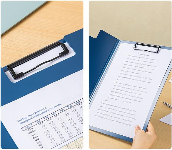 Папка-планшет Deli EF404 A4 полипропилен ассорти с крышкой фото 5