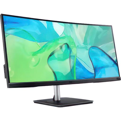 Монитор 34'' ACER Vero CB343CURbemiiphuzx, ZeroFrame,Curved 3800R Black,21:9,IPS,3440x1440,4ms,300cd,60Hz,2xHDMI(2.0)+1xDP(1.2)+1xType-C(90W)+Audio out+USB3.2x2(Gen2)+USB 3.2x1(Gen1)+USB-B(2up 3down) (UM.CB3EE.001) фото 2