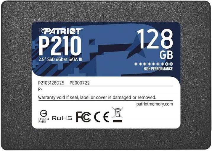 SSD жесткий диск SATA2.5" 128GB P210S128G25 PATRIOT фото 1
