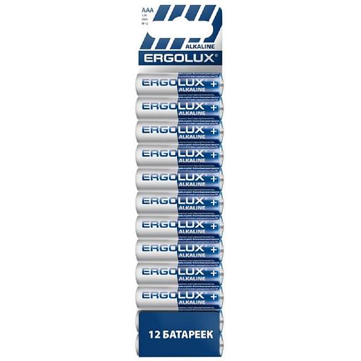 Ergolux Alkaline BP12 LR03 (ПРОМО, LR03 BP12, мизинчиковая батарейка ААА 1.5В) (12шт. в уп-ке) фото 1