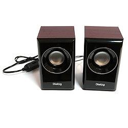 Dialog Stride AST-15UP CHERRY - акустические колонки 2.0, 6W RMS, вишневые, питание от USB фото 1
