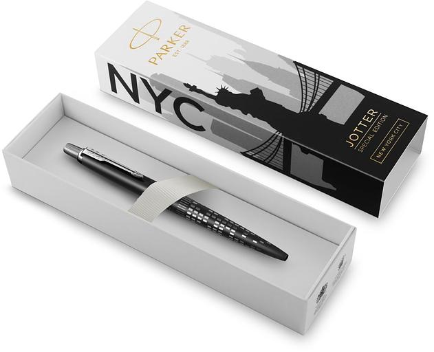 Ручка шариков. Parker Jotter Global Icons SE New York CT K179 (2187554) черн M син. черн. подар.кор. фото 2